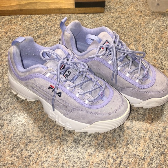 fila sneakers purple